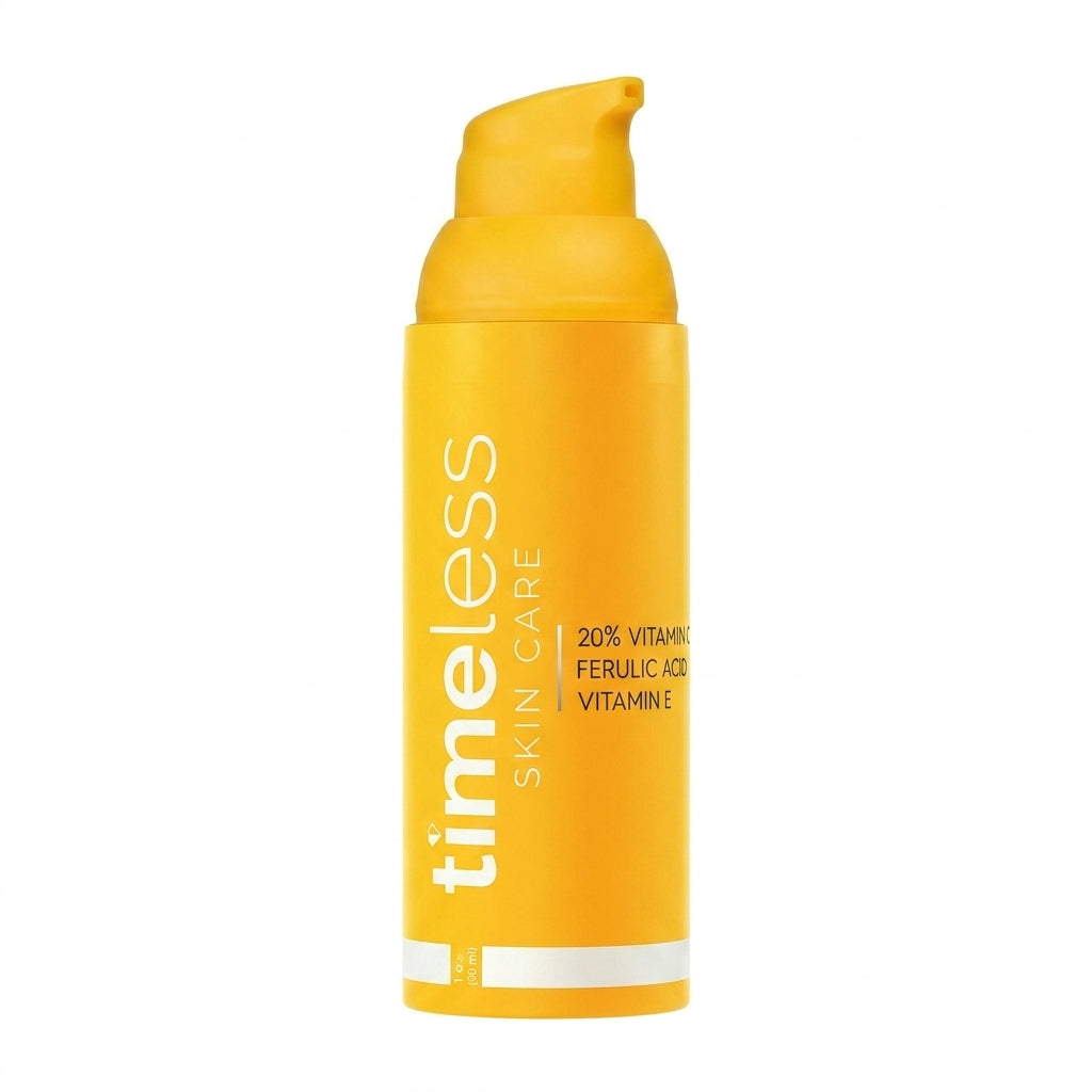 Timeless Skin Care 20% Vitamin C + Ferulic Acid + Vitamin E Serum – 30ml
